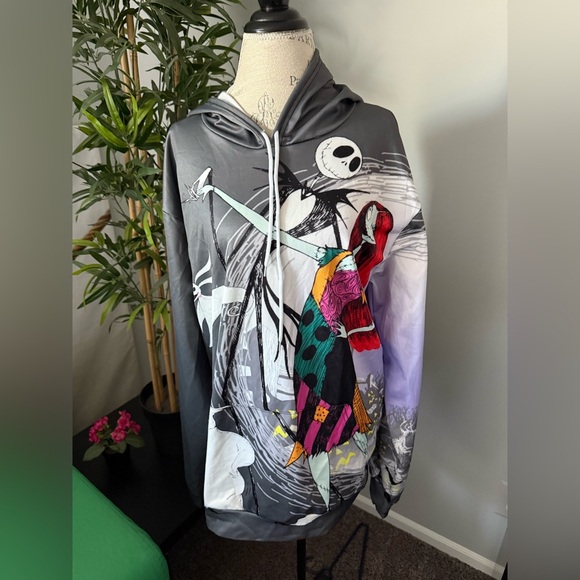 The Nightmare Before Christmas hoodie Size 2xl Jack and sally new - Picture 1 of 4